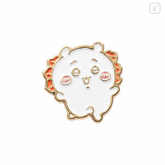 Japan Chiikawa Tiny Pin Badge - Chiikawa & Shisa : Shisa Festival - 1