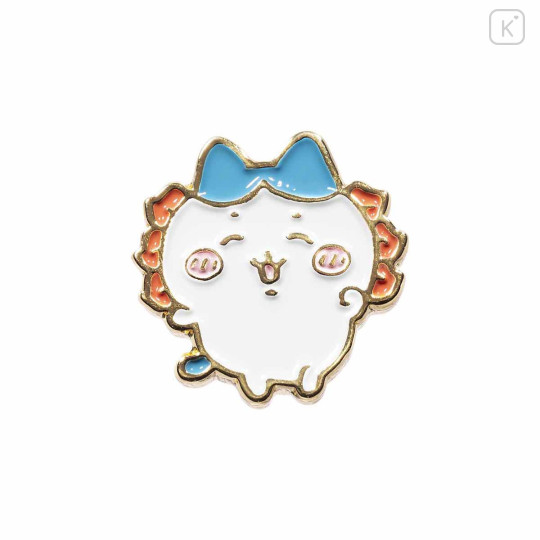 Japan Chiikawa Tiny Pin Badge - Hachiware & Shisa : Shisa Festival - 1