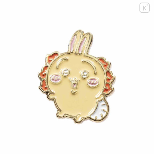 Japan Chiikawa Tiny Pin Badge - Shisa & Usagi : Shisa Festival - 1