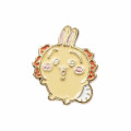 Japan Chiikawa Tiny Pin Badge - Shisa & Usagi : Shisa Festival - 1