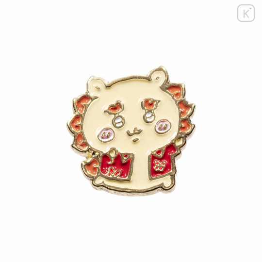 Japan Chiikawa Tiny Pin Badge - Shisa : Shisa Festival - 1