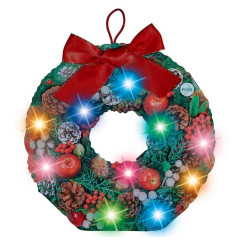 Japan Sanrio 3D Greeting Card - Christmas Wreath & Music