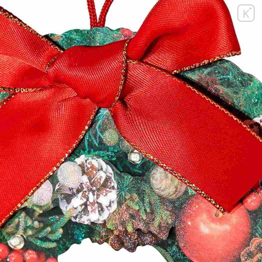 Japan Sanrio 3D Greeting Card - Christmas Wreath & Music - 3