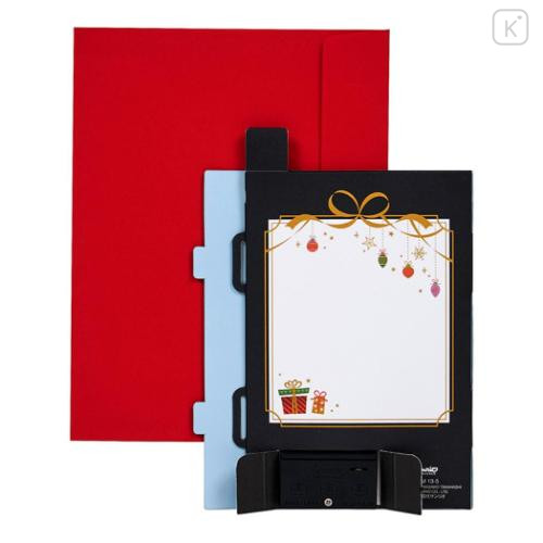 Japan Sanrio 3D Greeting Card - Christmas Tree Glowing & Music - 5