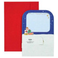 Japan Sanrio 3D Greeting Card - Christmas Santa Sleigh in the Night Sky - 4