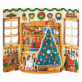 Japan Sanrio 3D Greeting Card - Christmas Shop With Dog & Tree - 3