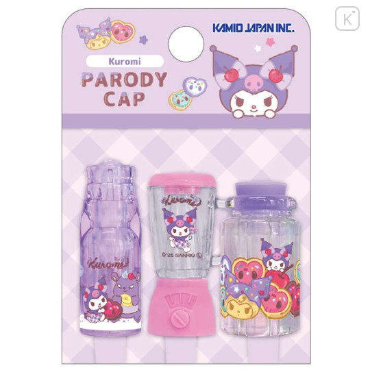 Japan Sanrio Pencil Cap Set - Kuromi : Sweet Jar - 1
