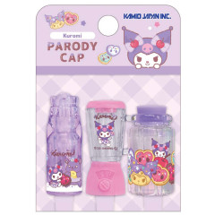 Japan Sanrio Pencil Cap Set - Kuromi : Sweet Jar