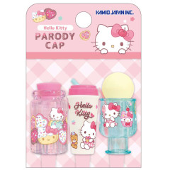 Japan Sanrio Pencil Cap Set - Hello Kitty : Sweet Jar