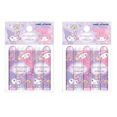 Japan Sanrio Pencil Cap Set - Kuromi & My Melody : Sparkly Dress