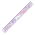Japan Sanrio 17cm Ruler - Kuromi & My Melody : Sparkly Dress - 1