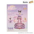 Japan Sanrio DIY Miniature Amusement Park Set - Kuromi & My Melody : Friendly Ride Rolife - 3