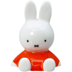 Japan Miffy Porcelain Chopstick Rest - Miffy : Sitting Orange Dress