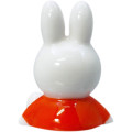 Japan Miffy Porcelain Chopstick Rest - Miffy : Sitting Red Orange Dress - 3
