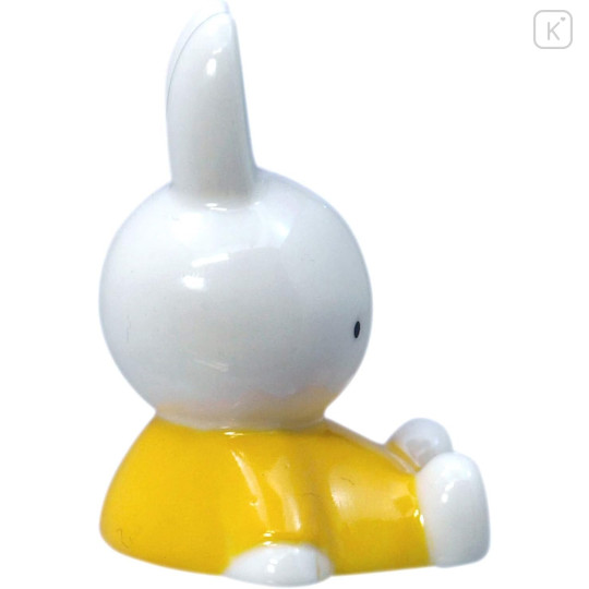 Japan Miffy Porcelain Chopstick Rest - Miffy : Sitting Yellow Dress - 2
