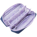 Japan Peanuts Pacotray Pen Pouch - Snoopy & Woodstock : Navy Purple - 3