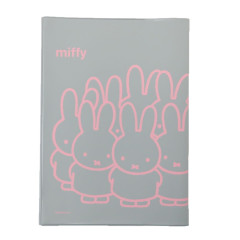 Japan Miffy Book Cover - Miffy : Grey Pink