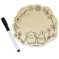 Japan Miffy Wooden Message Board - Boris & Miffy : Flower - 1