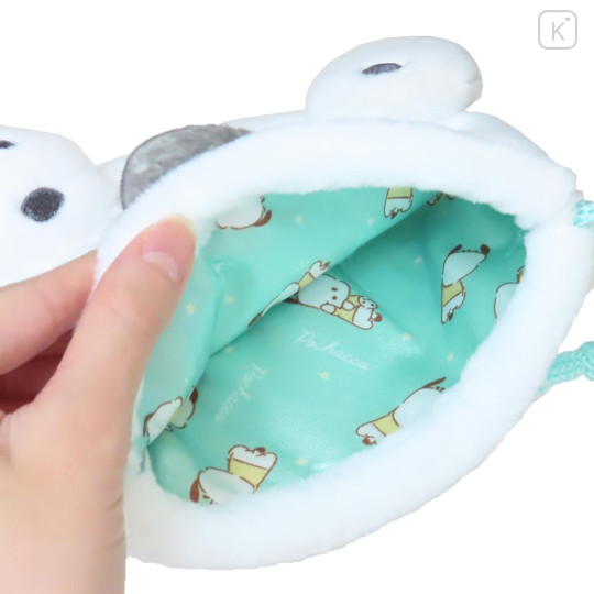 Japan Sanrio Drawstring Bag - Pochacco : Butt - 3