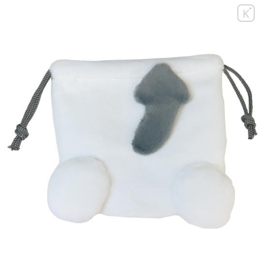 Japan Sanrio Drawstring Bag - Kuromi : Butt - 1