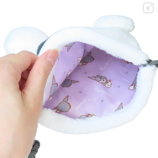 Japan Sanrio Drawstring Bag - Kuromi : Butt - 3