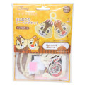 Japan Disney Keychain Plush Sewing Kit - Chip & Dale : Face - 1