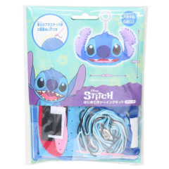 Japan Disney Keychain Plush Sewing Kit - Stitch : Face