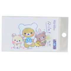 Japan San-X Vinyl Sticker - Rilakkuma : Thinking of You Fun