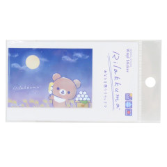 Japan San-X Vinyl Sticker - Chairoikoguma : Thinking of You Dango Moon Night