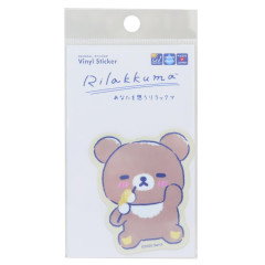 Japan San-X Vinyl Sticker - Chairoikoguma : Thinking of You Dango