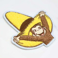 Japan Curious George Versatile Iron-On and Sticker Patch - Banana Hat - 2