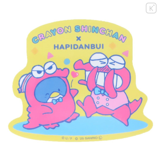 Japan Crayon Shinchan × Sanrio Vinyl Sticker - Tuxedosam : Chobi - 1