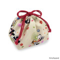 Japan Mofusand Lunch Drawstring Bag - Panda Cat Meow Nyan - 4