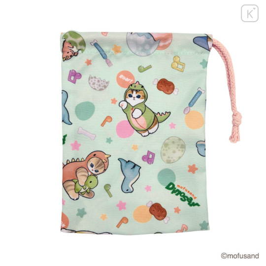Japan Mofusand Cup Drawstring Bag - Monster Cat Meow Kaiju Nyan - 1