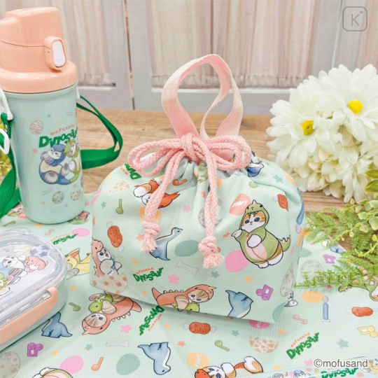 Japan Mofusand Lunch Drawstring Bag - Monster Cat Meow Kaiju Nyan - 2