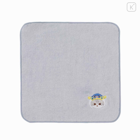 Japan Mofusand Embroidered Hand Towel - Pufferfish Cat Meow Fugu Nyan - 1