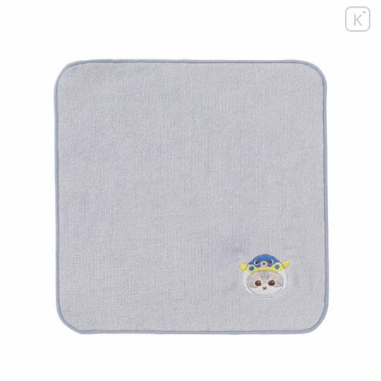 Japan Mofusand Embroidered Hand Towel - Pufferfish Cat Meow Fugu Nyan - 3