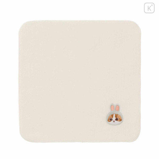 Japan Mofusand Embroidered Hand Towel - Rabbit Cat Meow Usanyan - 3