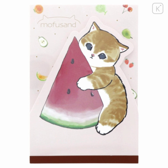 Japan Mofusand Die-cut Memo - Fruit - 1