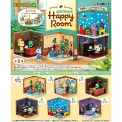 Japan Animal Crossing Re-Ment Miniature Figure Full Set - Happy Room
