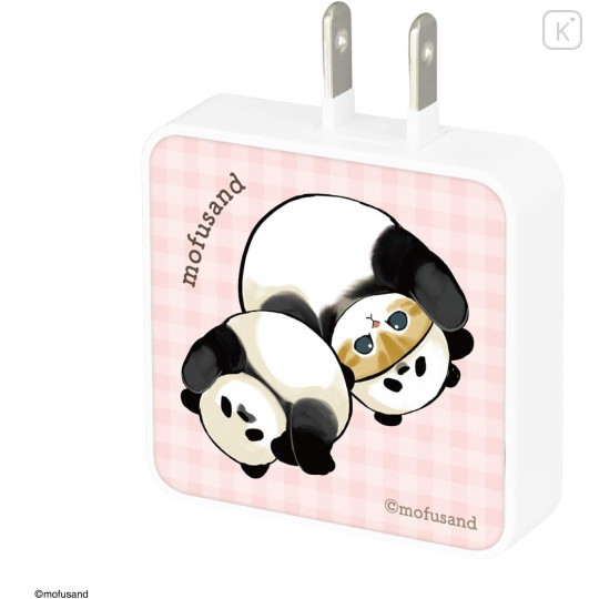 Japan Mofusand USB Type-C AC Adapter - Panda Cat Meow Nyan - 2
