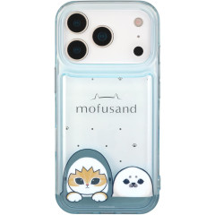 Japan Mofusand IIIIfit Clear iPhone 17 Pro Case - Pastel Shark Cat