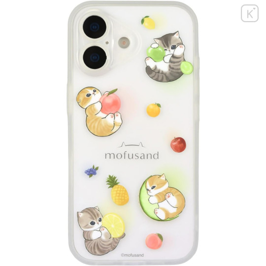 Japan Mofusand IIIIfit Plump Frame iPhone 17 Case - Fruit Cat - 1