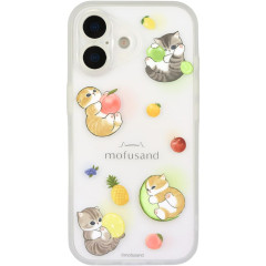 Japan Mofusand IIIIfit Plump Frame iPhone 17 Case - Fruit Cat