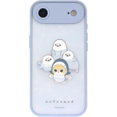 Japan Mofusand IIIIfit Plump Frame iPhone Air Case - Pastel Shark Cat