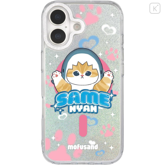 Japan Mofusand Camera Frame iPhone 17 Case with MagSafe - Shark Cat Meow Samenyan - 1
