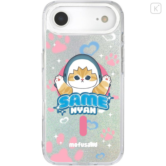 Japan Mofusand Camera Frame iPhone Air Case with MagSafe - Shark Cat Meow Samenyan - 1