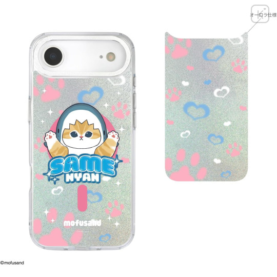 Japan Mofusand Camera Frame iPhone Air Case with MagSafe - Shark Cat Meow Samenyan - 2