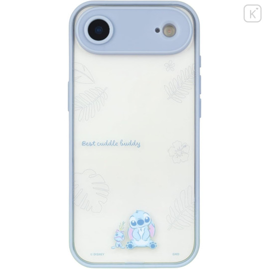 Japan Disney IIIIfit Plump Frame iPhone Air Case - Stitch - 1