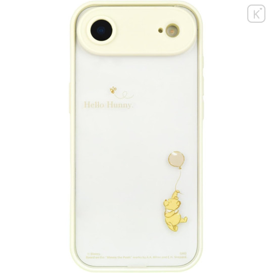 Japan Disney IIIIfit Plump Frame iPhone Air Case - Pooh - 1